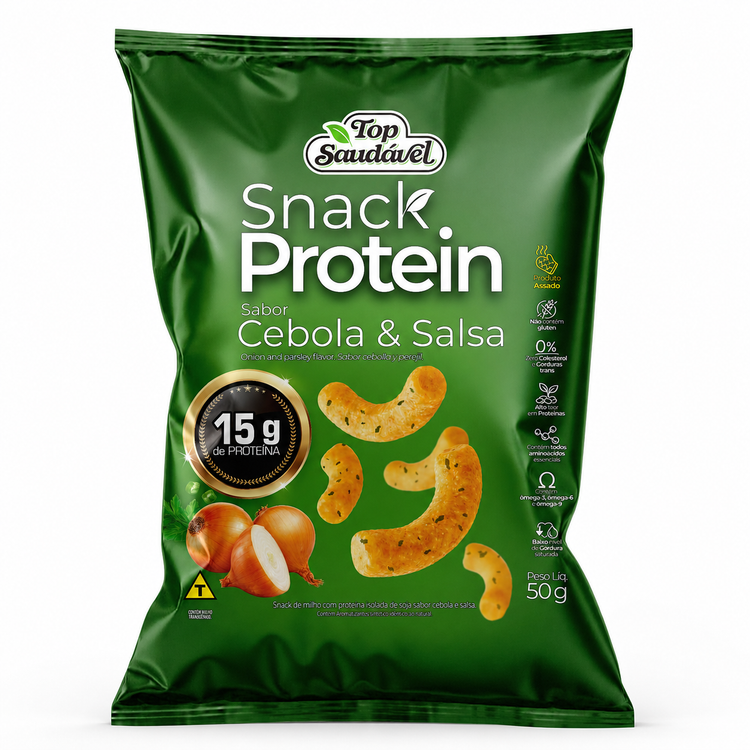 Snack Protein Sabor Cebola & Salsa