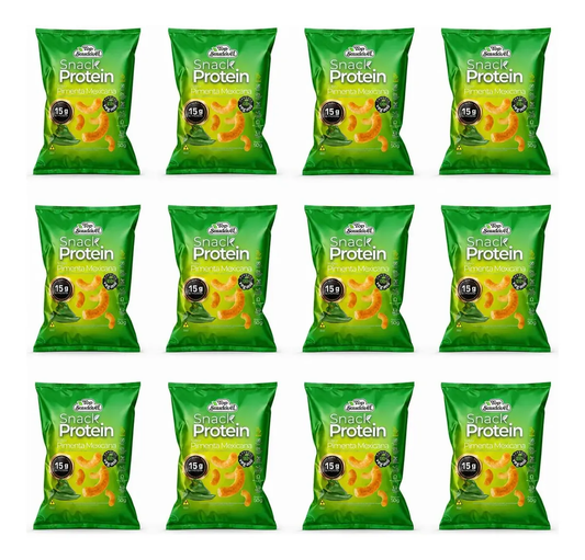 Kit 12 Snack Proteico Pimenta Mexicana Vegano 50g
